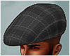Grey Plaid Hat