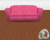 pink heart couch