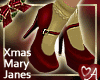 .a Burgundy Mary Janes