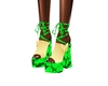 hello kitty pumps GREEN