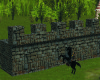 POSELESS castle wall