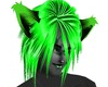 Green Neon Rave Hair