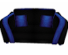 Black/Blue Two Seater