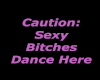 Dance B**ches sign