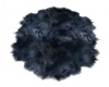 Blue Fur Rug