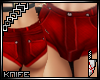 ♆ High Waisted 'Red