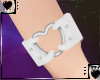 White Heart Bracelet R