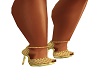 Jewel Gold Heels