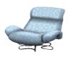 blue daisy chair