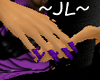 JL-  Dainty purple hands