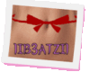 B! Red Waist Bow