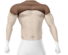 Mocha Muscular Crop Top