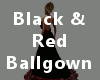 Black & Red Ballgown