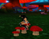 mushrooms red funny