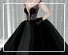 Queen black gown