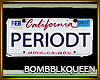 License Plate - Periodt