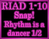Rhythm is a dancer 1/2