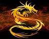 Flaming Dragon Circle Rg