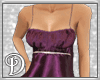 *D*satin Purple dress