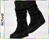 ☯ Black Winter Boots