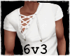 6v3| White T-Shirt