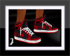 (J)Mens Red/Black Nikes