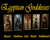 5pc Egyptian Goddess Art