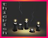 Animated Black candles