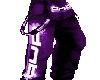 DnB B pants purple