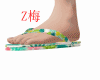 Z梅 flower sandal