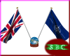 UK-NATO Flags