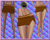 TT*Brown Mini Skirt