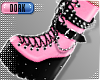lDl Spike Boots Pink