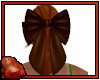 *C Ribbon Bow Brown