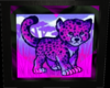 pink cheetah frame kid