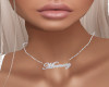 Delicate 'Mommy' Choker