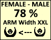 Arm Scaler XXL 78%