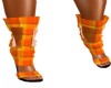 [PFV]Orange Plaid Boots