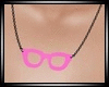 {D} Pink Glasses Neck.