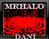 Multi Red Halo Dj Ring