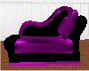 Black/Purple Sofa Bed