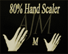 80% hand Scaler *M