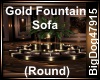 [BD] Gold Fountain Sofa