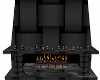 weaving black fireplace