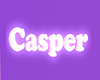 Casper neon wall sign