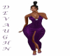 Shining Purple Dress