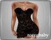 Sequin black mini dress