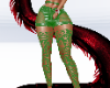 LEATHER NET SHORTS