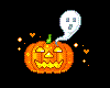 Tiny Pumpkin And Ghost