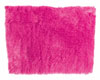 Pink shag rug